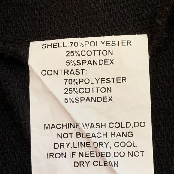 Suzanne Betro Dress Women's Plus Size XL Black White Long Sleeve Knit Pockets - Picture 10 of 11